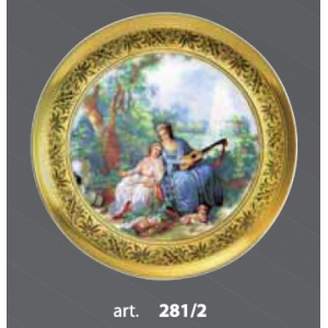 La Lampada Plate 1009/G Dec.281/2 Керамическая Тарелка