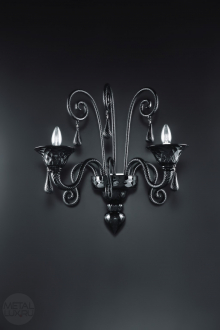 Voltolina Nuvola 2L Wall Lamp Twolayered Black Gold